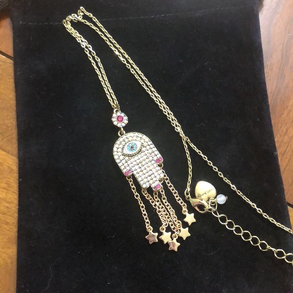 Betsey Johnson havisham bling pendant NWT’s - Picture 5 of 5